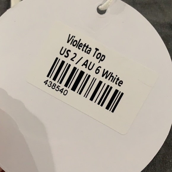 white violetta top - Picture 7 of 7